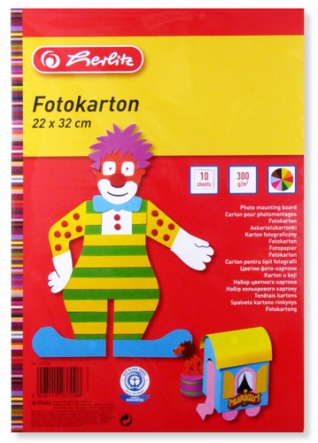 Herlitz fotokarton 32 cm - fotokarton, x