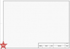 kariertes Zeichen Papier -